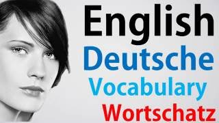 Video50 DeutschEnglisch Wortschatz Übersetzung German English Einstufungstest Englischhilfen [upl. by Amery]