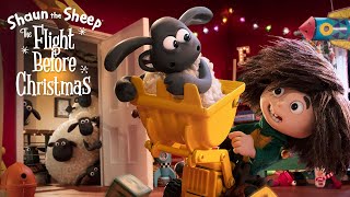 🐑🎄 Shaun the Sheep The Flight Before Christmas Movie Clips Compilation [upl. by Alym]