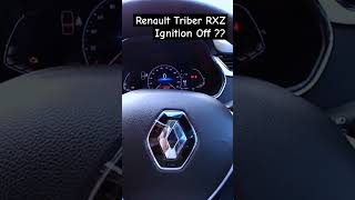 Renault Triber RXZ  How to Turn off Ignition renaulttriber triberrxz automobile triber [upl. by Matthias]