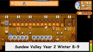 Stardew Valley  Year 2 Winter 89  SDV StardewValley BlueChicken [upl. by Assenev]