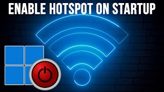 How to Automatically Enable the Wireless WiFi Mobile Hotspot in Windows 11 on Startup [upl. by Ioab]