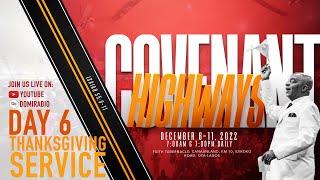 SHILOH 2022  COVENANT HIGHWAYS  SHILOH THANKSGIVING SERVICE  11 DEC2022  FAITH TABERNACLE OTA [upl. by Amluz]