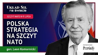 Polska strategia na szczyt NATO  gen Leon Komornicki [upl. by Barth268]