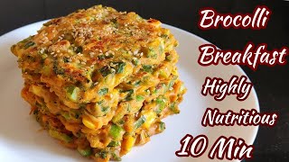 Highly Nutritious Broccoli Breakfast In Just 10 Minutes Healthy Breakfast ldeas  Instant Breakfast [upl. by Anert]