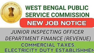 ADVT FOR RECRUITMENT TO THE POST OF JUNIOR INSPECTING OFFICER II ADVT NO 162023 [upl. by Willms]