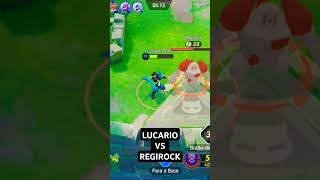 LUCARIO VS REGIROCK regirock pokemonunite pokemon gaming [upl. by Ellennahs277]