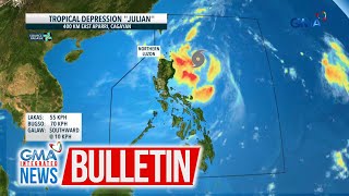 Nakaaapekto na sa Northerm Luzon ang Bagyong Julian na huling  GMA Integrated News Bulletin [upl. by Marchal]