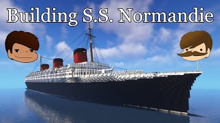 Building SS Normandie  Part 1 [upl. by Euqnomod]