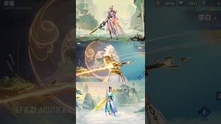 Zilong Empyrean Paladin VS Li Bai Moon Breaking Sword VS Prestige Valiant Sword Riven [upl. by Ludovico]