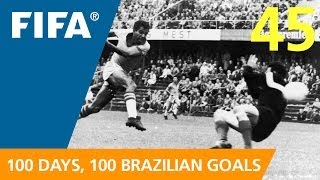 100 Great Brazilian Goals 45 Vava Sweden 1958 [upl. by Danit]