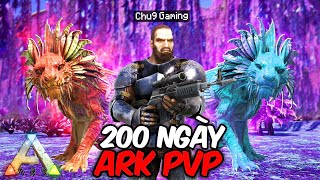 Tóm tắt 200 Ngày Sinh Tồn Siêu Khó Trong ARK Survival Evolved Chế Độ PVP [upl. by Martie]