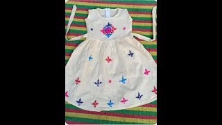 Hatar kajar baby dress mawas hand work [upl. by Aralk]