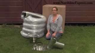 DIY Chimney Liner SingleWall Kit with Tee [upl. by Pepito508]