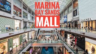 Singapore Shopping  Marina Bay Sands Luxury Malls [upl. by Samale917]