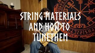 TagelharpaTalharpa String Materials and How to Tune Them [upl. by Amarillis]