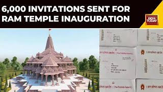 Ram Mandir 2024 Inauguration Invitation Process Commences In Ayodhya [upl. by Otxis]