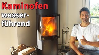 KAMINOFEN wasserführend  wirklich GELD sparen Hier teste ich meinen 10KW Ofen mit Wassertank [upl. by Haldeman]