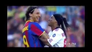 Ronaldinho vs Zlatan Ibrahimovic Best Goals Battle HD [upl. by Oecile]