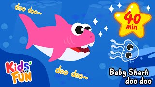 🎵Baby Shark  doo doo   More Nursery Rhymes  40 min Kids Songs  Kids Fun Style [upl. by Mosby25]