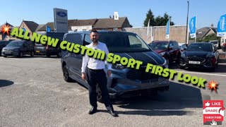 All New 2024 Ford Transit Custom Sport L1 First Look 👀 [upl. by Snow]