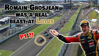 Everyone forgot Romain Grosjean was a BEAST at Lotus [upl. by Jenkel801]