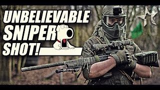 UNBELIEVABLE SNIPER SHOT  paintball sniping with First Strike [upl. by Lsiel246]