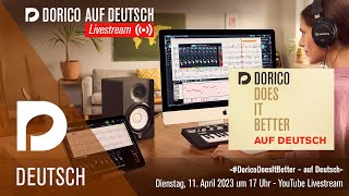 DoricoDoesItBetter – auf Deutsch  quotDorico auf Deutsch“ Livestream mit Markus Hartmann [upl. by Kcid]