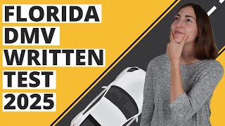 Florida DMV Written Test 2025 60 Questions with Explained Answers [upl. by Nishom]