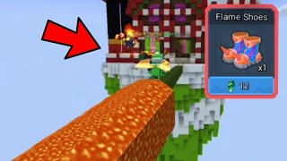 New Lava Shoes in Bedwars Blockman Go [upl. by Iffar900]