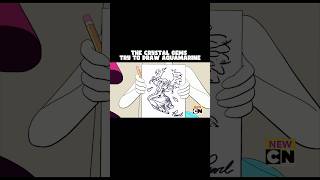 The crystal gems try to draw aquamarine  steven universe [upl. by Halfon]