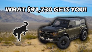 2024 FORD BRONCO RAPTOR  Build and Price Guide [upl. by Ajnin]