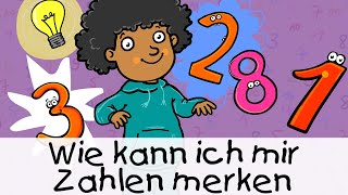 🔢 Wie kann ich mir Zahlen merken  Kinderlieder zum Lernen [upl. by Meri]