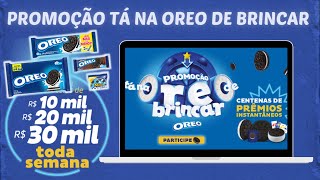 PROMOÇÃO OREO  TÁ NA OREO DE BRINCAR  SORTEIOS semanais e CENTENAS de prêmios na hora [upl. by Cadel174]