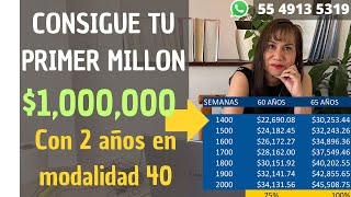 Consigue tu primer millón  con 2 años en mod 40 [upl. by Stine399]