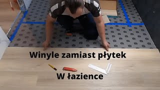 Układam panele winylowe w łazience u znanego jutubera  remont4you [upl. by Yeltsew]