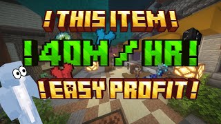 These BAZAAR FLIPS make over 40mhr Bazaar Flipping Hypixel Skyblock [upl. by Alie476]