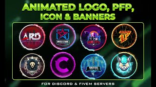 Make animated discord logo icon gif and banner [upl. by Premer133]