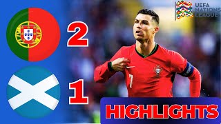 🔴🔥🚀Ronaldo 901 gol Portogallo vs Scozia Highlights e tutti i gol Nations League 2425 calcio [upl. by Randene]