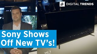 Sony TV Lineup  HandsOn at CES 2020 [upl. by Partan119]