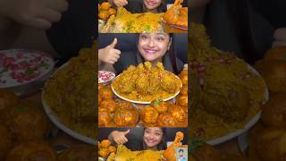 😋🤤 TANDOORI CHICKEN BIRYANI WOTH 50 SPICY EGG CURRY AND RAITA  FOOD EATING MUKBANG VIDEOS [upl. by Luciana]