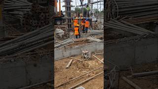 Plinth Columns  Group columns construction work  project construction shorts yt [upl. by Kinghorn]