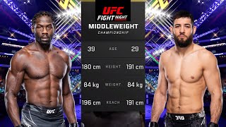 Jared Cannonier vs Nassourdine Imavov Full Fight  UFC Fight Night [upl. by Frederico]