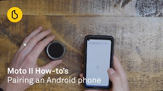 Moto II Howto Pairing an Android Phone [upl. by Ttehc]