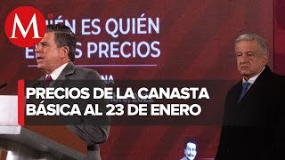 Profeco informa sobre quotligero aumentoquot en productos de la canasta básica [upl. by Alikat159]