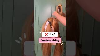 Backcombing kese kare [upl. by Sonnnie]