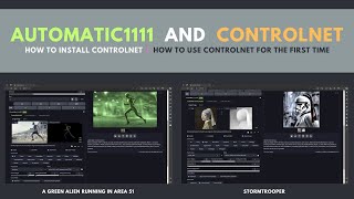 Automatic1111 and controlNet  🤘Howto install  First time use [upl. by Alleira965]