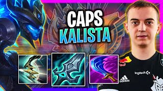 CAPS TRIES SOME KALISTA ADC  G2 Caps Plays Kalista ADC vs Aphelios Season 2024 [upl. by Namijneb]