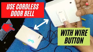 HOW TO REPAIR CORDLESS BELL WIRELESS DOORBELL NOT WORKING [upl. by Ennej]