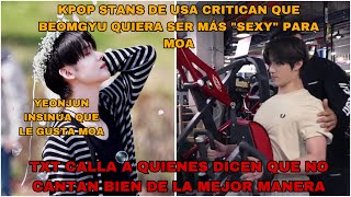 BEOMGYU MOLESTA A FANS YEONJUN ENAMORADO DE MOA Y TXT CALLANDO A HATERS CON SU PRESENTACIÓN [upl. by Pallaton]