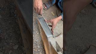 New amazing ideas for Vertical welding of Pakistani expert welder shortsvideo welding [upl. by Nwahser]